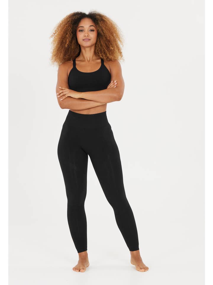 YUMAN - Wholesale Sports Bra - Women's - Athlecia Foan Seamless Comfort Sports Bra, Black