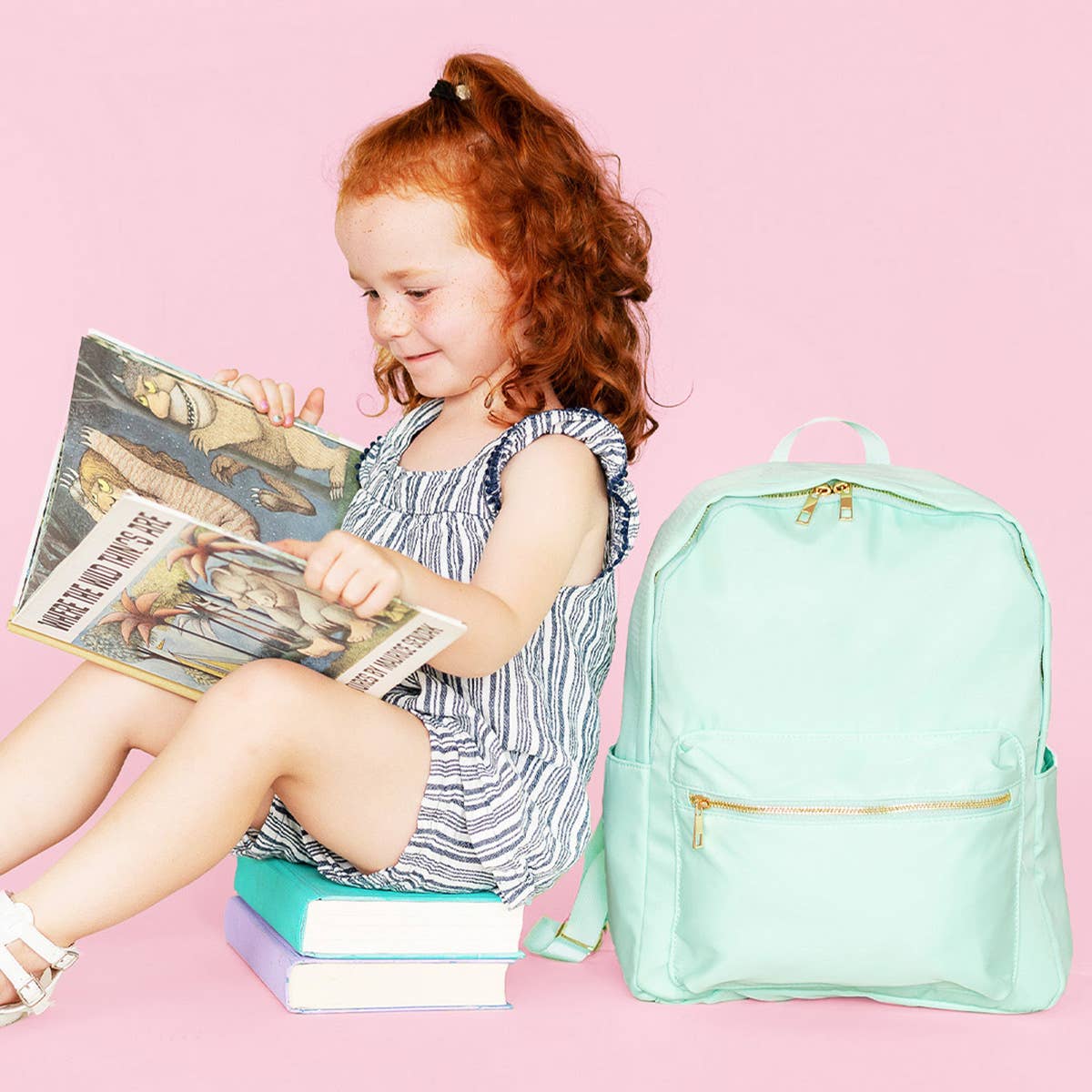 Viv&Lou - Wholesale Backpack - Women's - Mint Charlie Backpack1