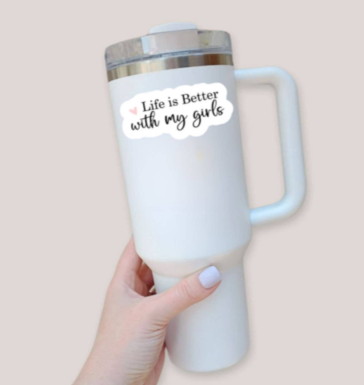 Blu Butterfly Stickers - Vente Autocollant - La vie est meilleure avec les garçons La vie est meilleure avec les filles Autocollant2