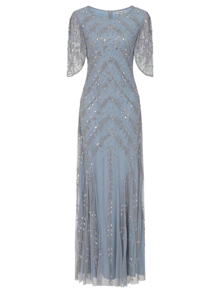 Nuvola Blu Abito lungo decorato blu nuvola Titania in vendita all'ingrosso su Faire1