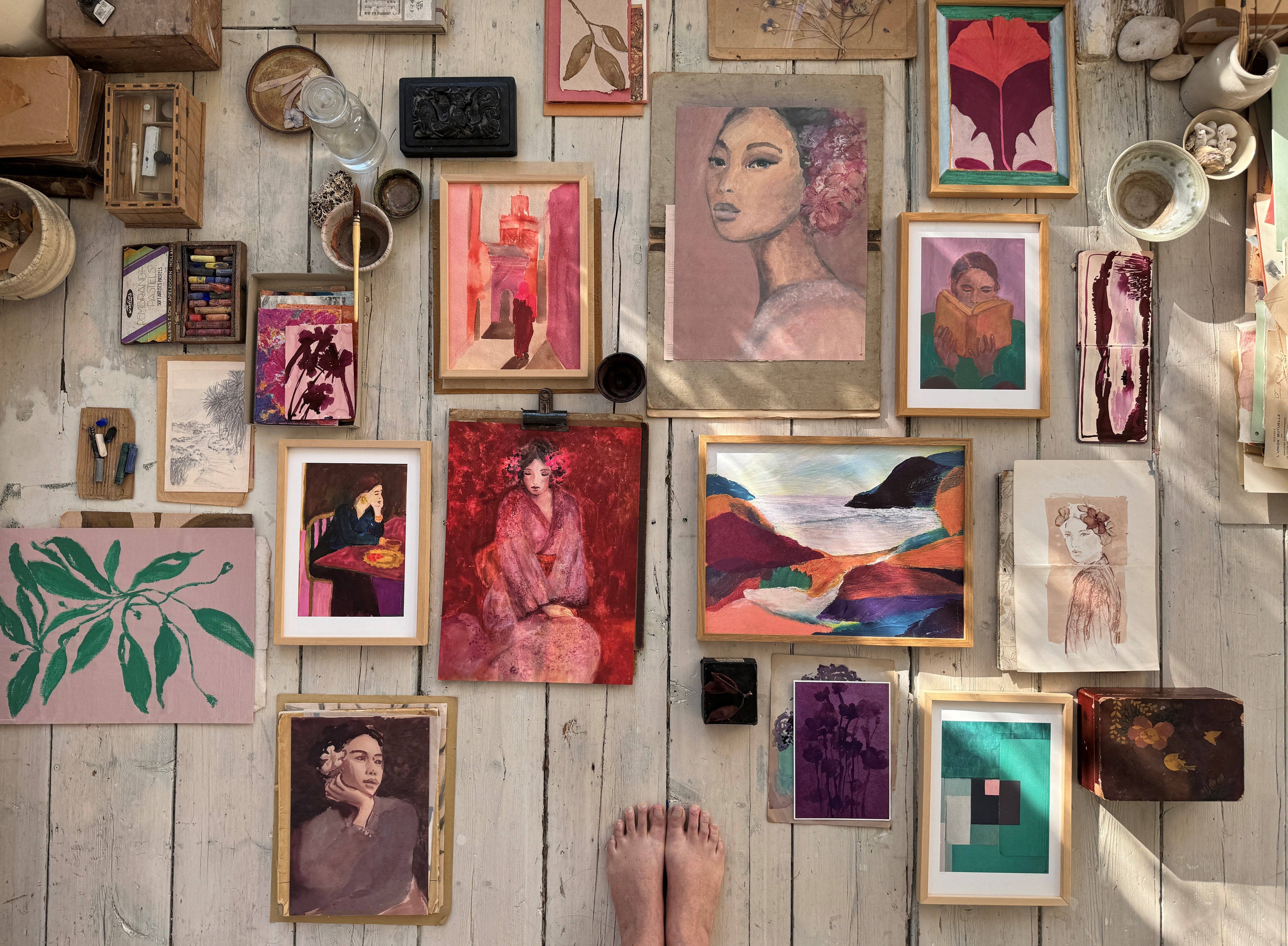 tinystories - Vente Affiche d'art - Art Print "Dans Les Rues De Marrakech"5