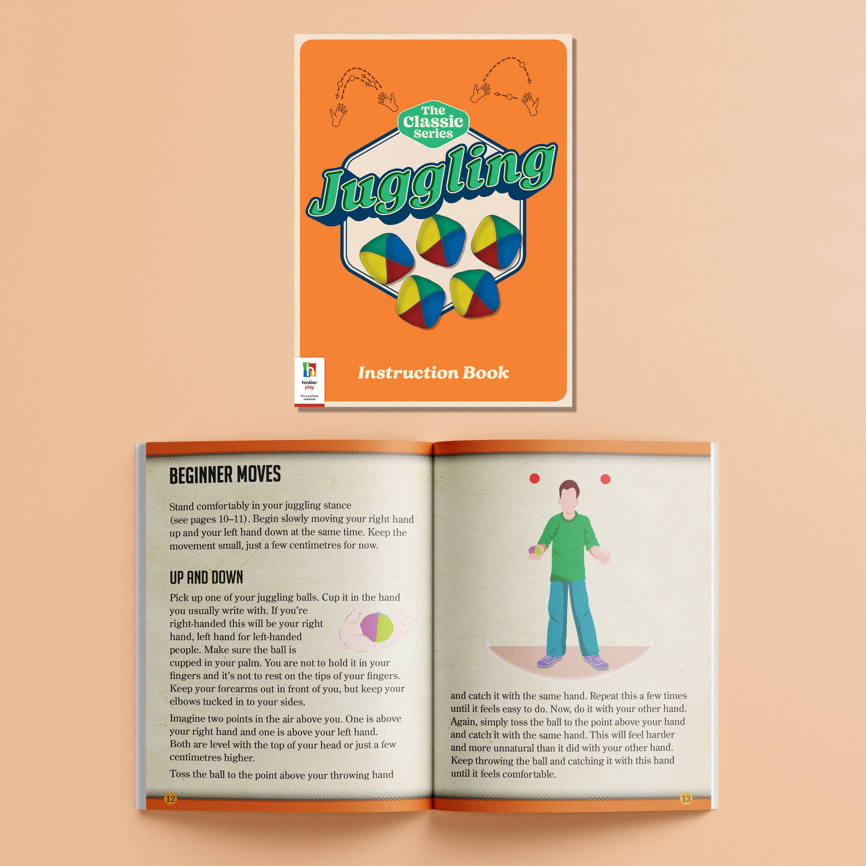 Hinkler USA - Wholesale Toy Set - Kids - Retro Box Learn Juggling2