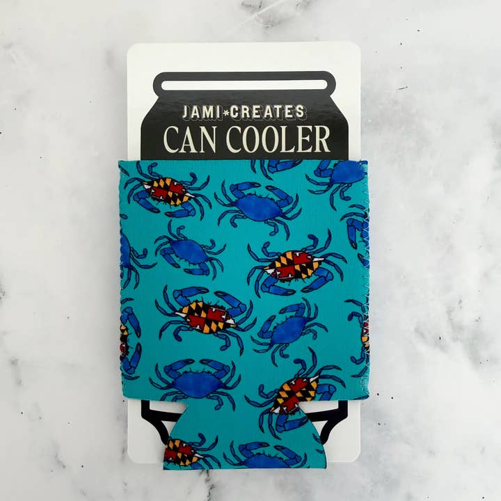 Glacière à canettes Maryland Blue Crab Koozie pour la vente par Jami Creates