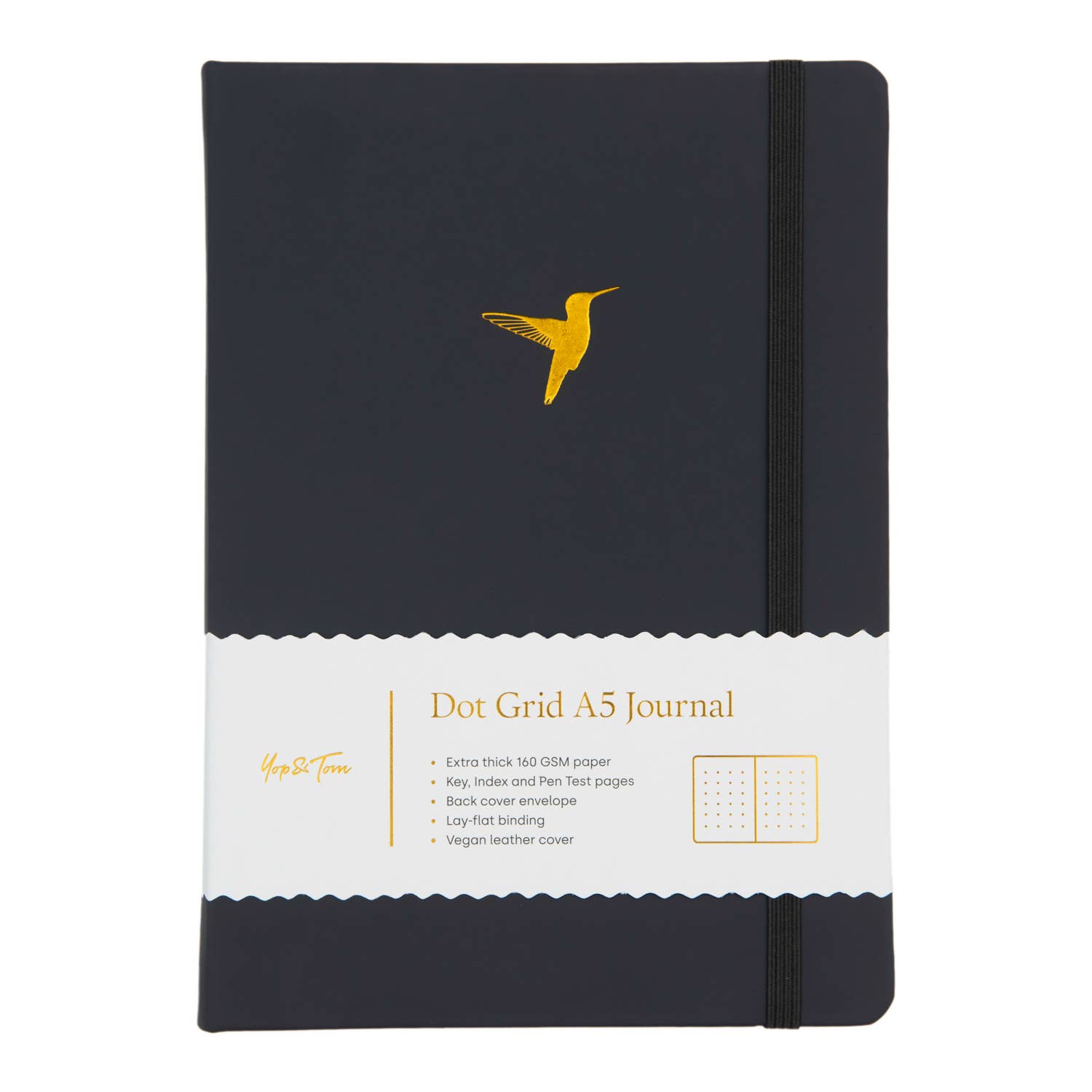 Yop & Tom | Journals, Notebooks & Planners – Engroshandel Dagbog – A5 Dot Grid Notesbog – Kolibri0