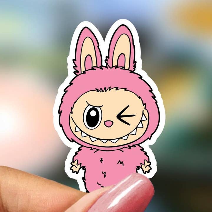 Monsters Macaron Vinyl Sticker for Kindle & Water Bottle for wholesale by True North Bazaar