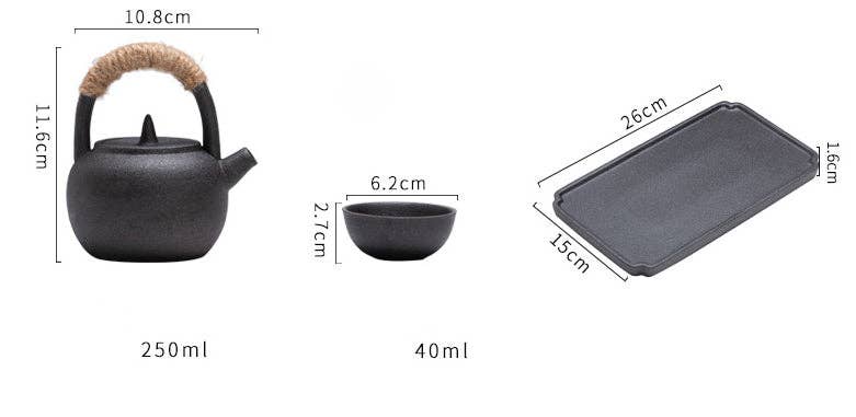 Gohobi （We cover U.S. import duties） - Wholesale Tea Set - Gohobi Handmade Japanese Style Ceramic Tea Set18