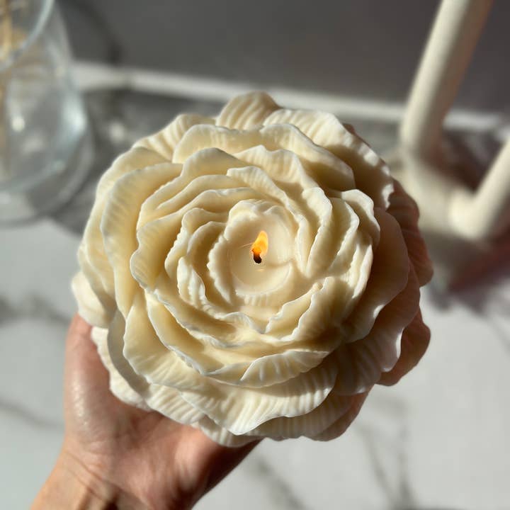 DE LA MUSHKA - Vendita all'ingrosso Candele regalo - Grande fiore | Candele profumate | Decorazioni estive | Decorazioni per la casa