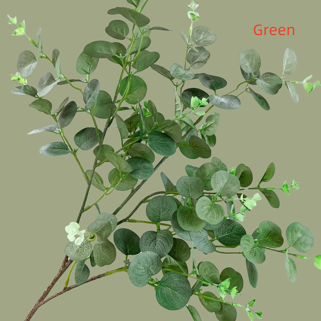 ACNITE(We cover U.S. import duties) - Wholesale Artificial Flowers - Artificial eucalyptus branch flower decor leaves stem0
