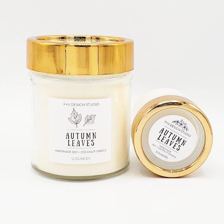 Autumn Leaves 12oz for wholesale by F + V Design Studio