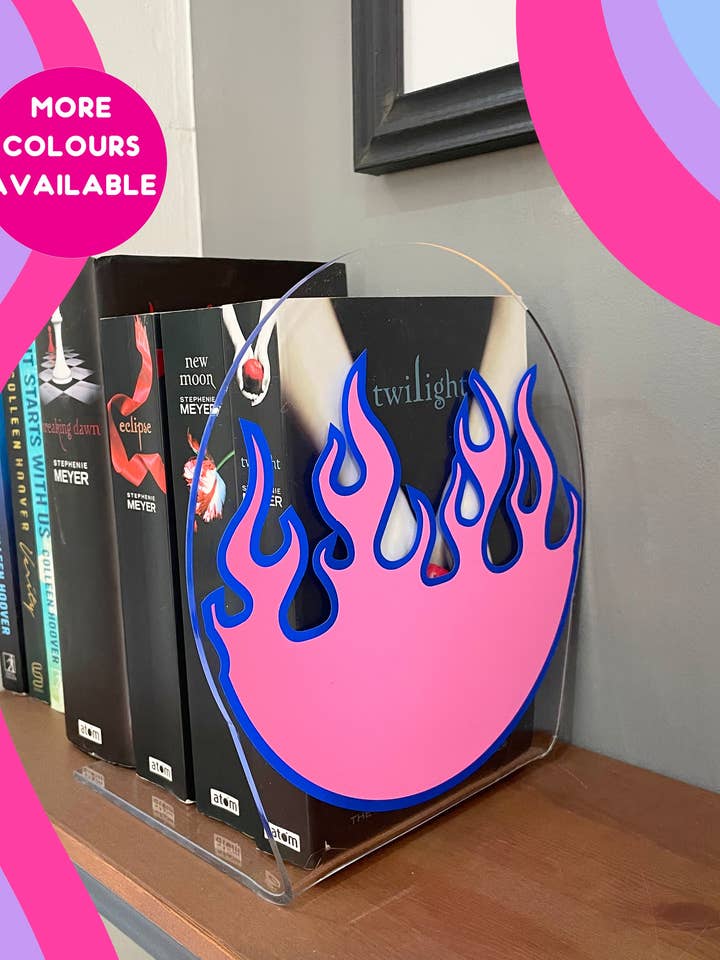 Serre-livres en acrylique transparent, décoration d'intérieur pour la vente par Buba Goods