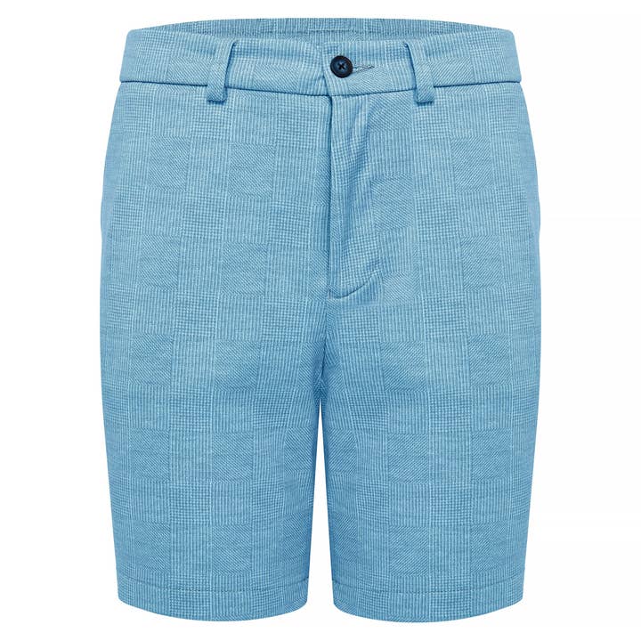 Short en tricot performant à carreaux Sky pour la vente par American Heritage
