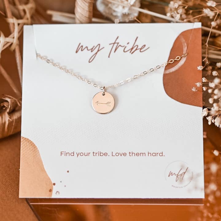 My Tribe Necklace for wholesale by Mountain Feather Designs