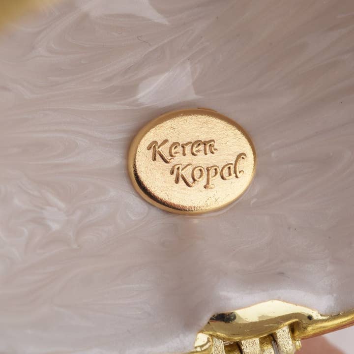 Keren Kopal - Venta al por mayor Cajas decorativas - Huevo Fabergé rosa con reloj en el interior9