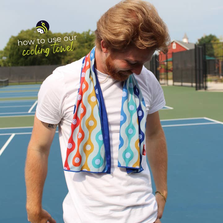 Posh Pickler Pickleball – wholesale Sporthandduk – Kylhandduk - Classic Dink Sport Design1