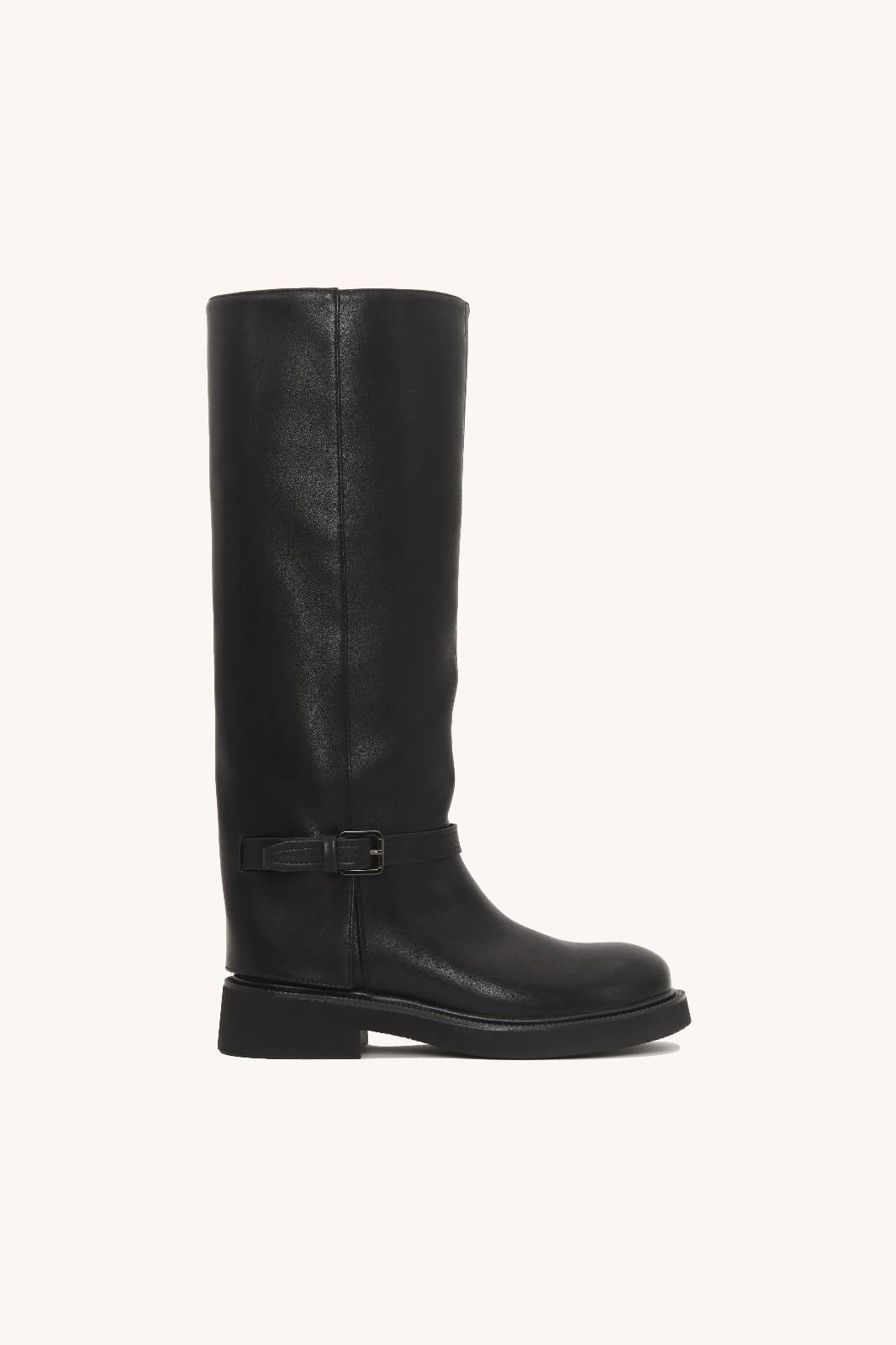 Black Riding boot in faux leather C-368 for wholesale on Faire1