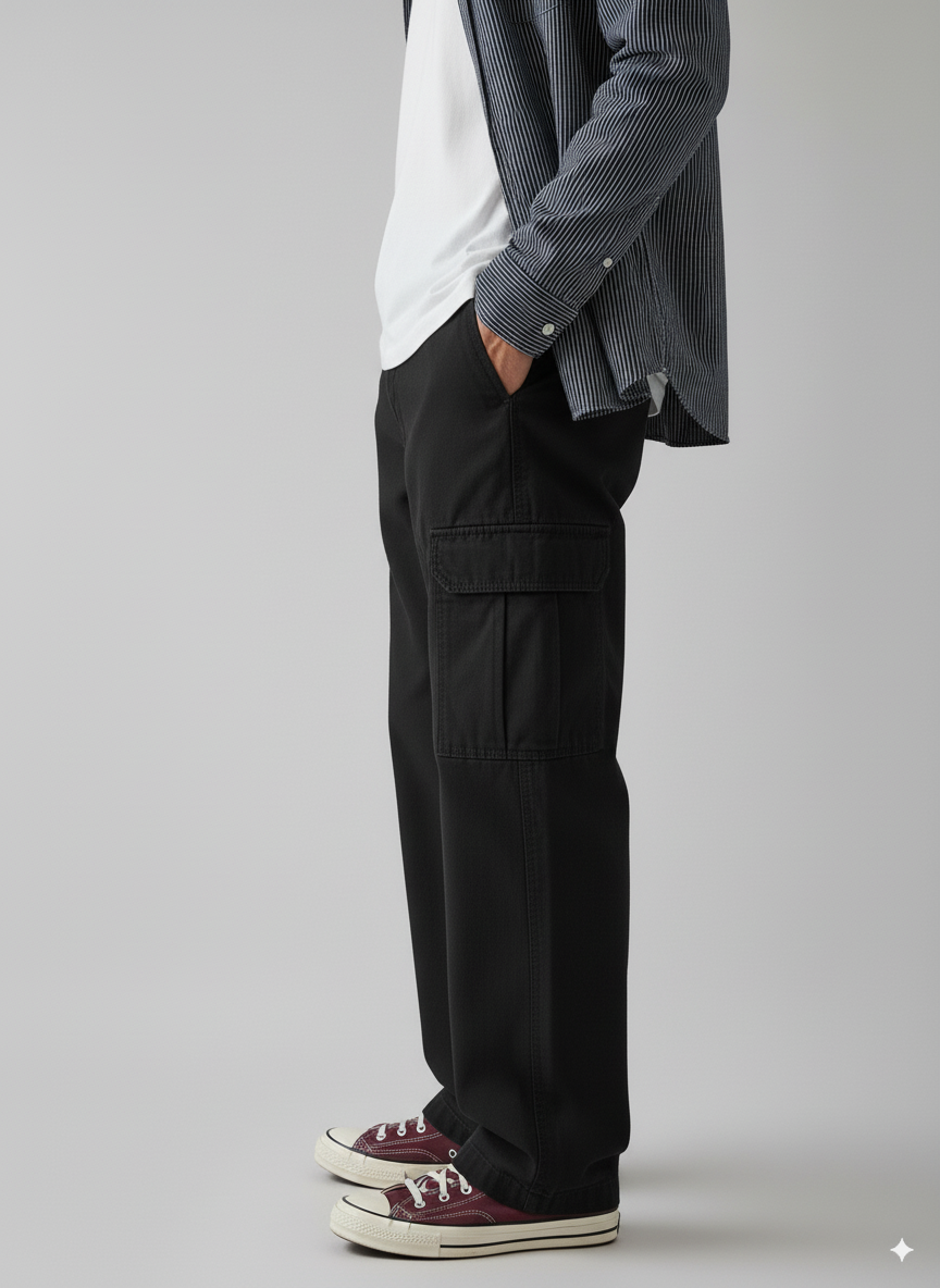 HB BLACK HAWKSBAY NEW MENS CARGO TWILL STRETCH PANT  for wholesale on Faire1