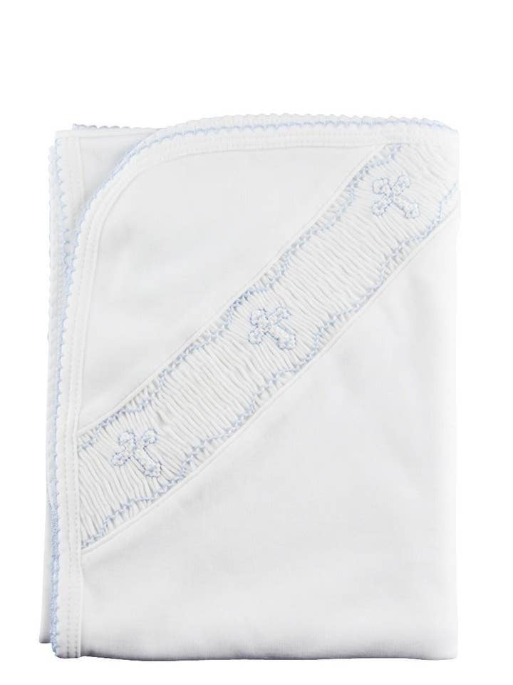 Baby Threads - Wholesale Bedding Blanket - Kids & Baby - Pima cotton baby Boy Cross Blanket