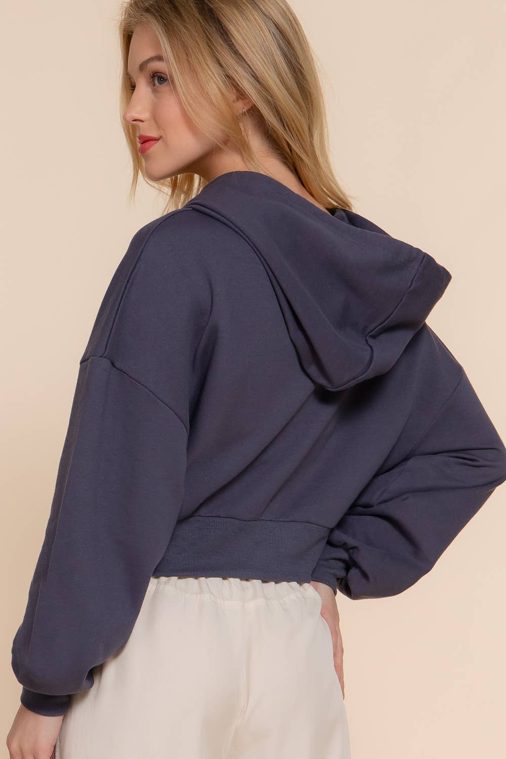 Active Basic | Active USA - Vente Sweat à capuche – femme - Veste à capuche zippée manches longues en French Terry28