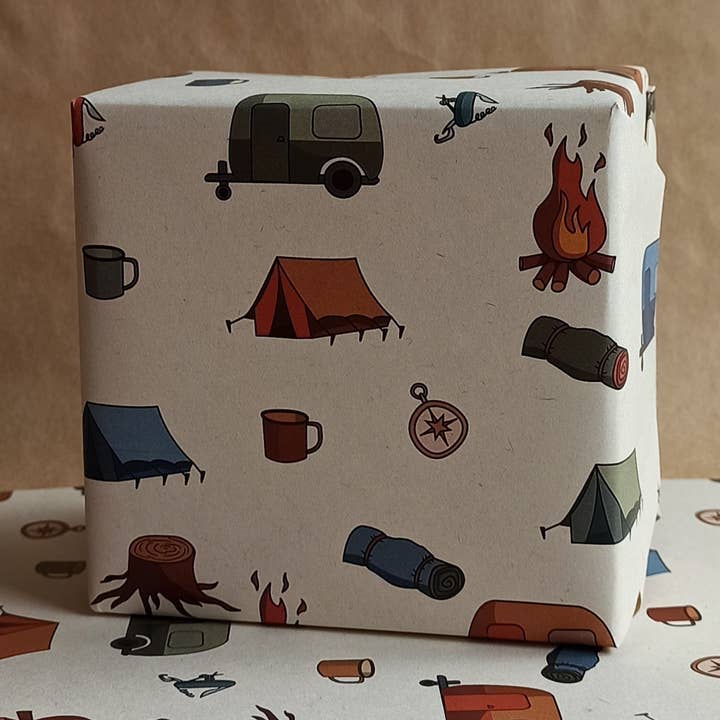 Papel de embalaje - Acampada para venta al por mayor de Silly Goose