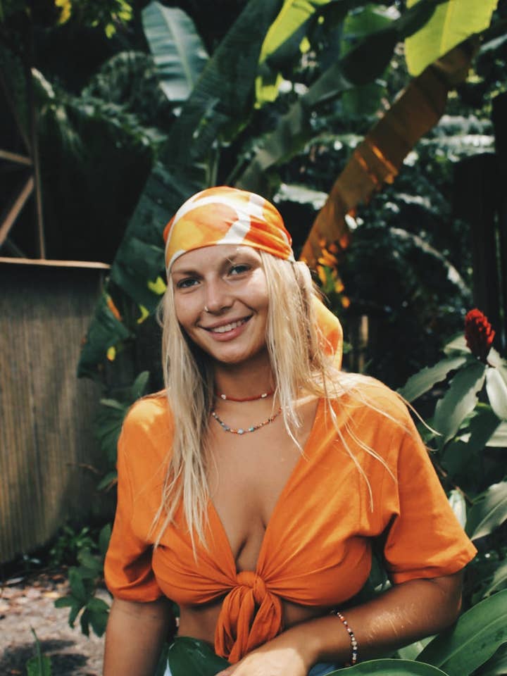 Square Scarf Giraffe print for wholesale by Ethical Legend