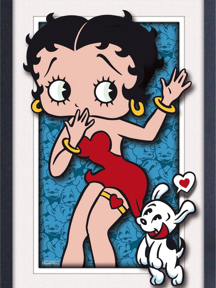 Boop- Dog Love 11x17 Faux Matte Plexi Frame for wholesale by Pyramid America