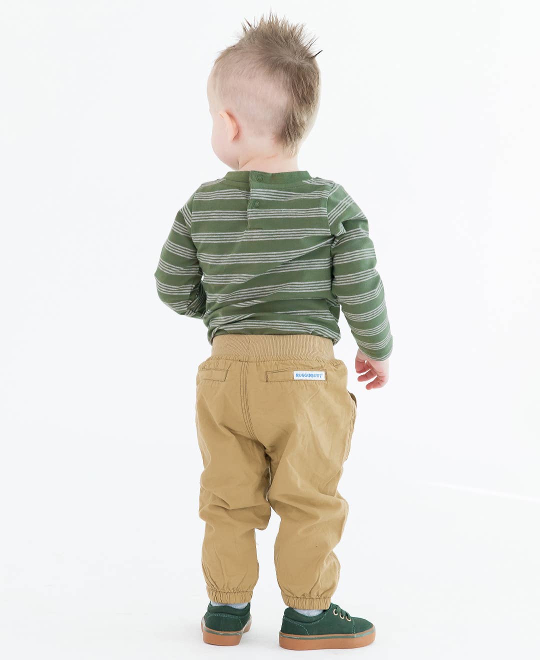 RuffleButts + RuggedButts - Wholesale Pants - Kids - Boys Dark Khaki Jogger Pants7