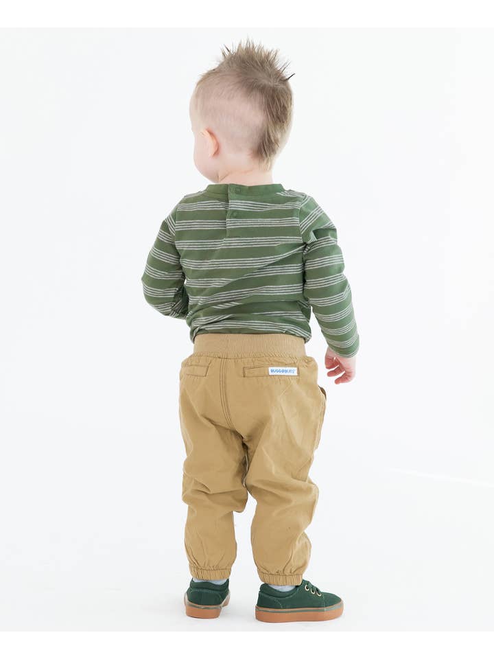 RuffleButts + RuggedButts - Wholesale Pants - Kids - Boys Dark Khaki Jogger Pants
7