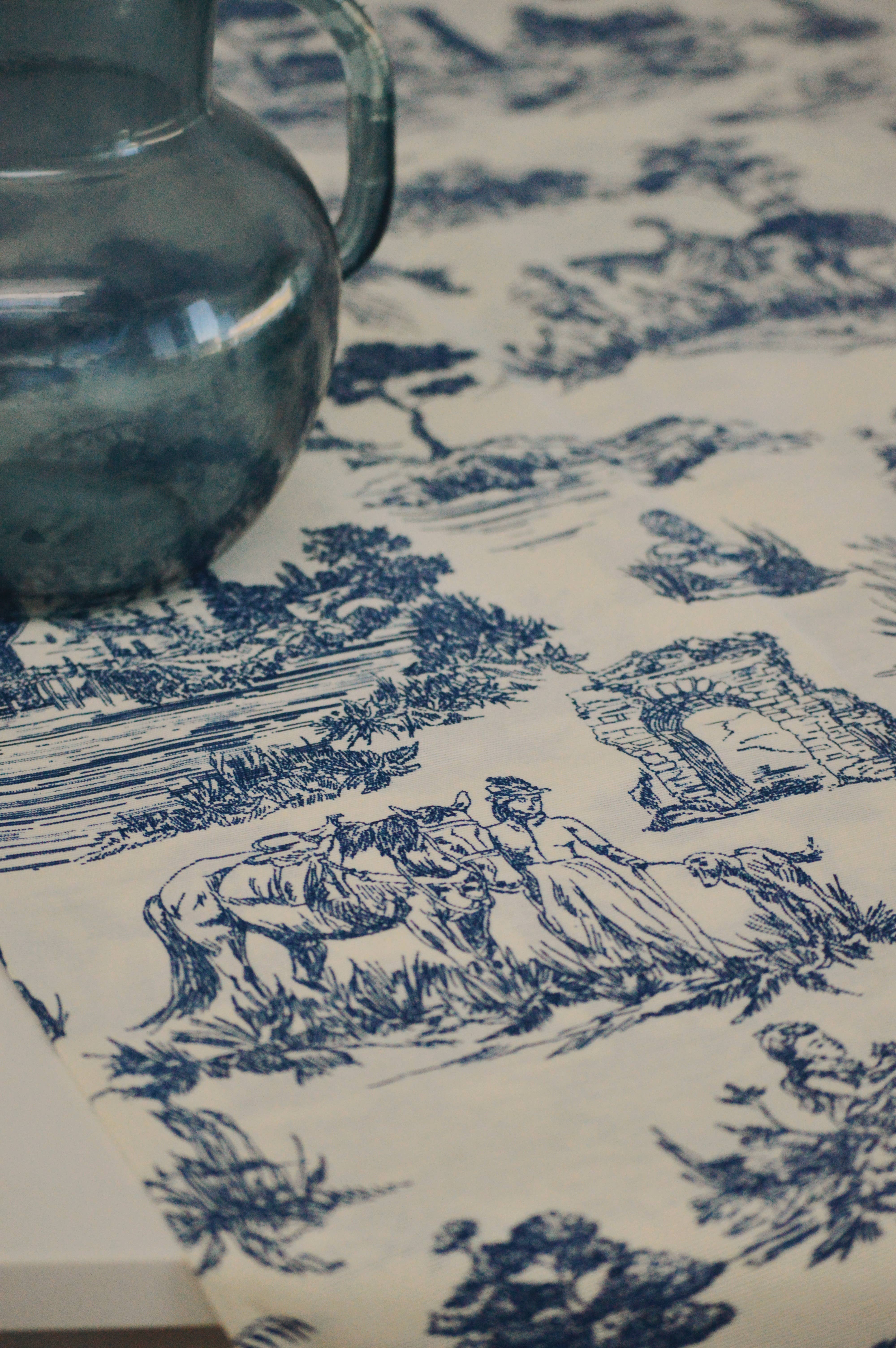 Huca Home - Wholesale Linen Spray - TABLECLOTH TOILE DE JOUY1