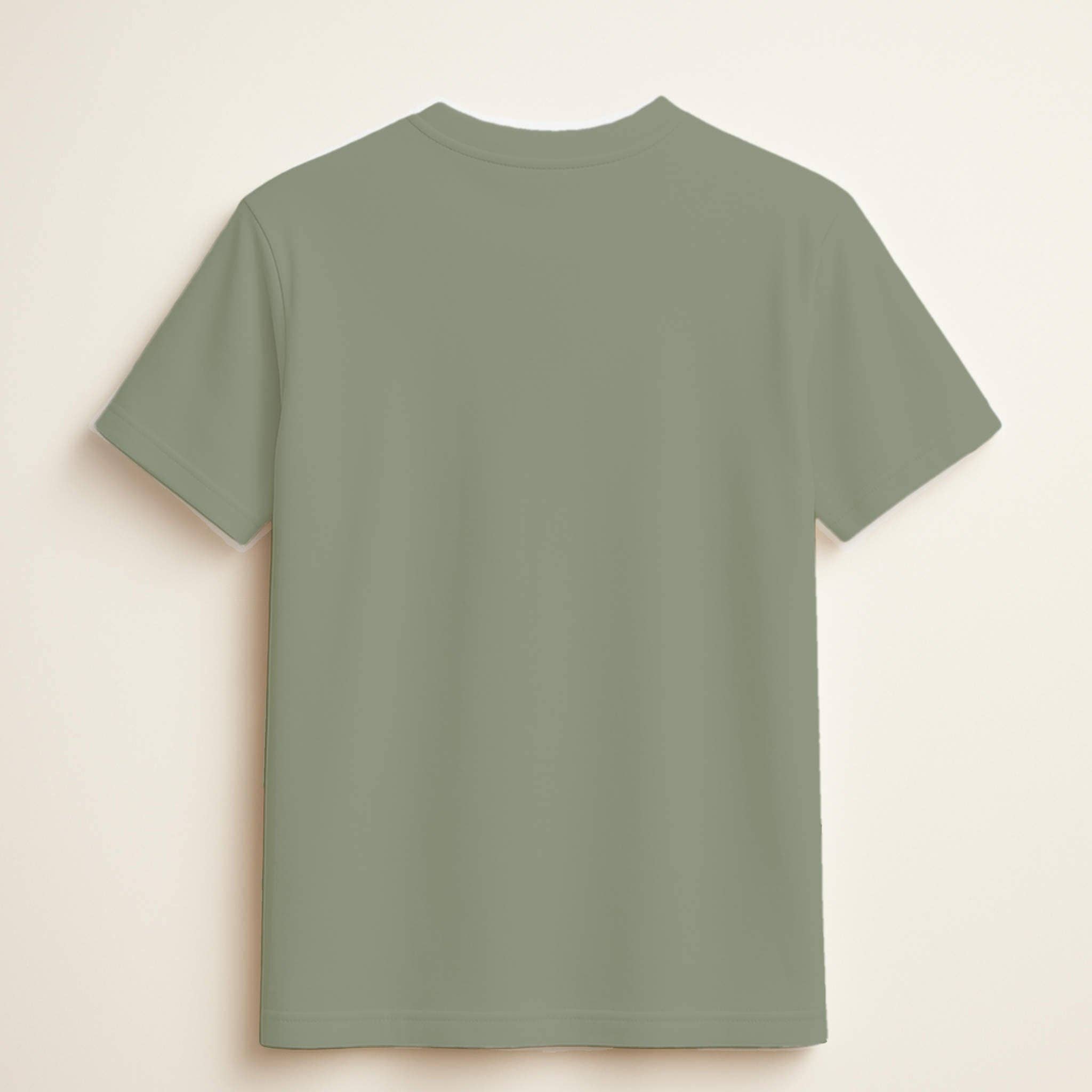 ECUALAMA - Vente T-shirt – unisexe - ECUALAMA T-shirt unisexe premium 100 % coton biologique - Mélange de coton doux, Commerce équitable - PARAMO VERT (logo vert sauge)1