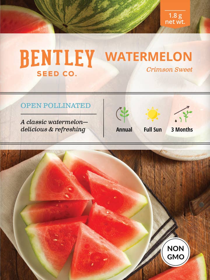 Watermelon-Crimson Sweet for wholesale by Bentley Seed Co.