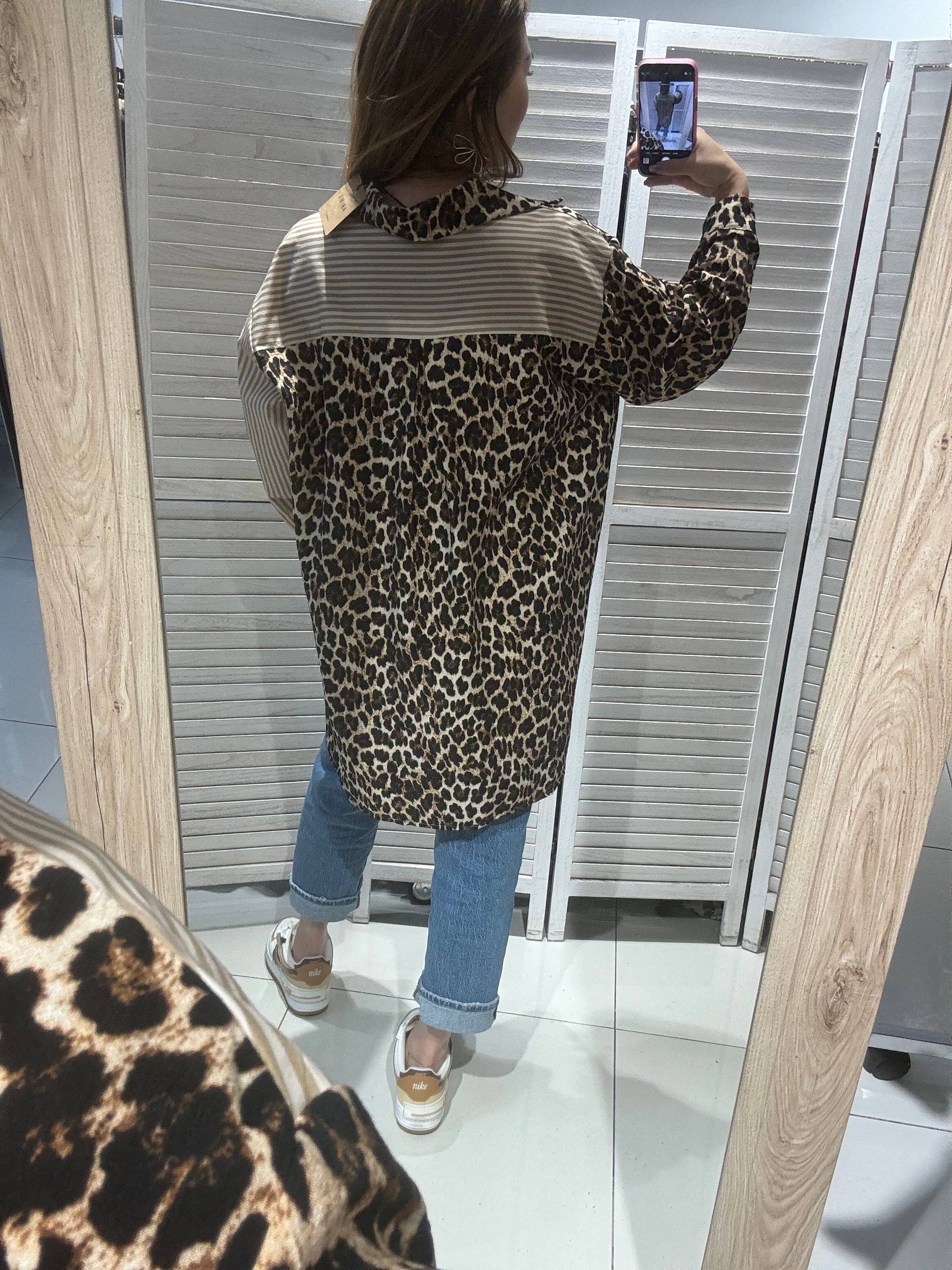 VICTORIA&ISAAC - Wholesale Button Down Shirt - Women's - Printed Long Sleeve Shirt - M188 Bi3