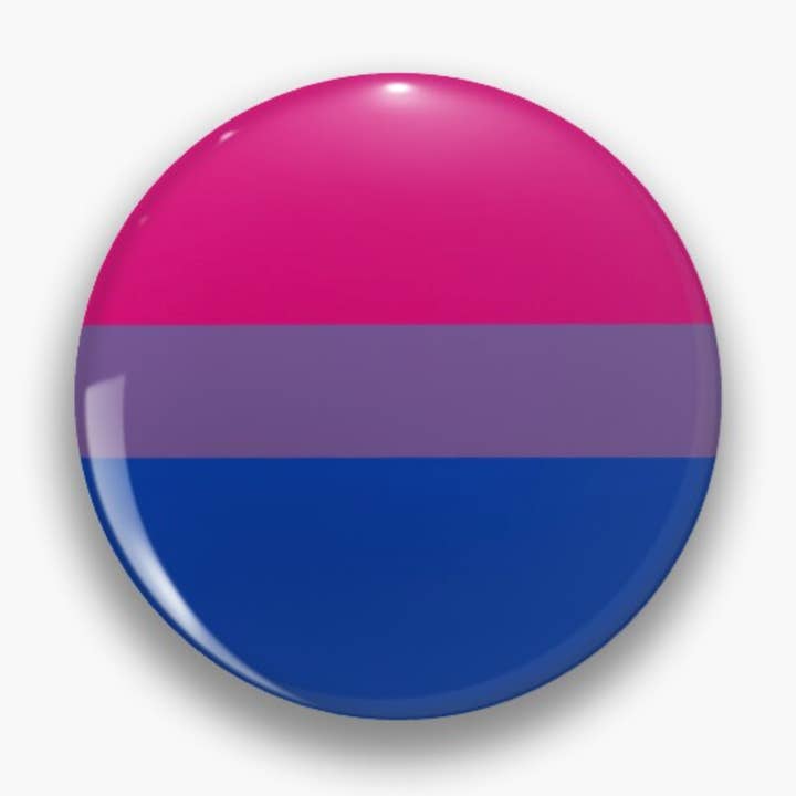 Badge à épingle bisexuelle pour la vente par Colour Me Fun