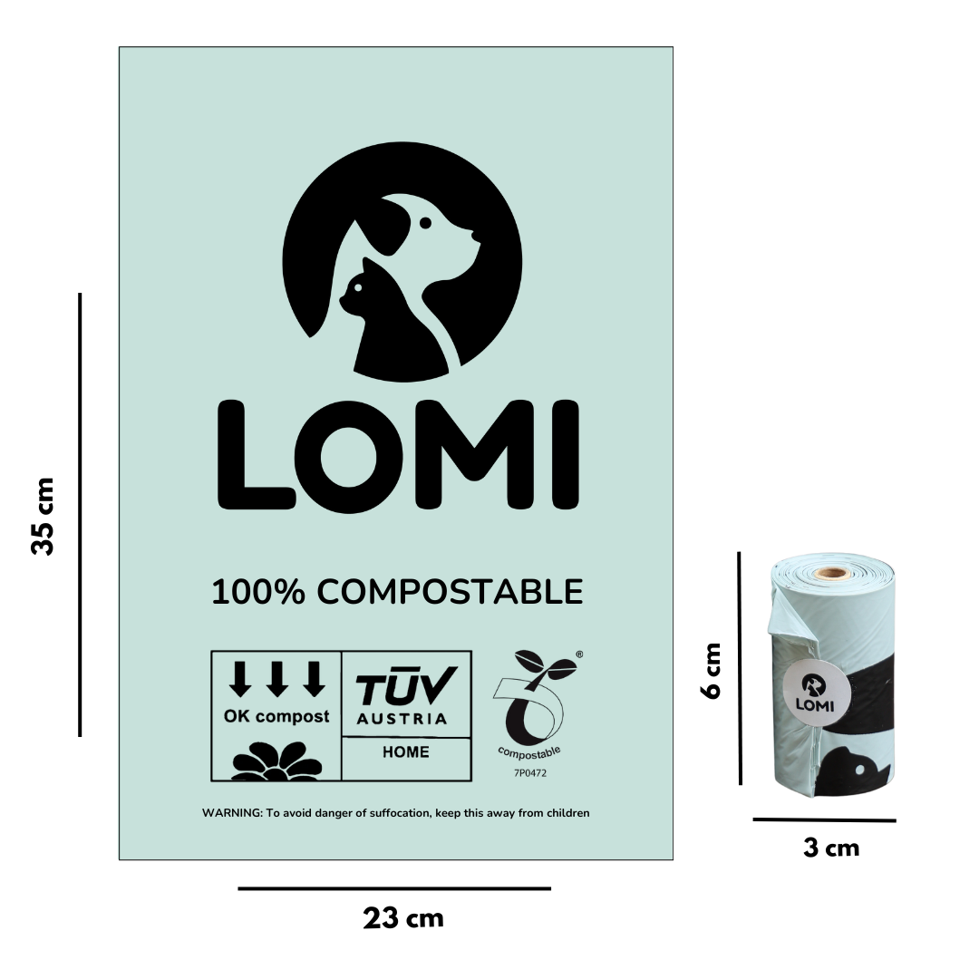 LOMI Pet Care - Wholesale Pet Poop Bag - 100% Compostable Poop Bags – Eco-Friendly12