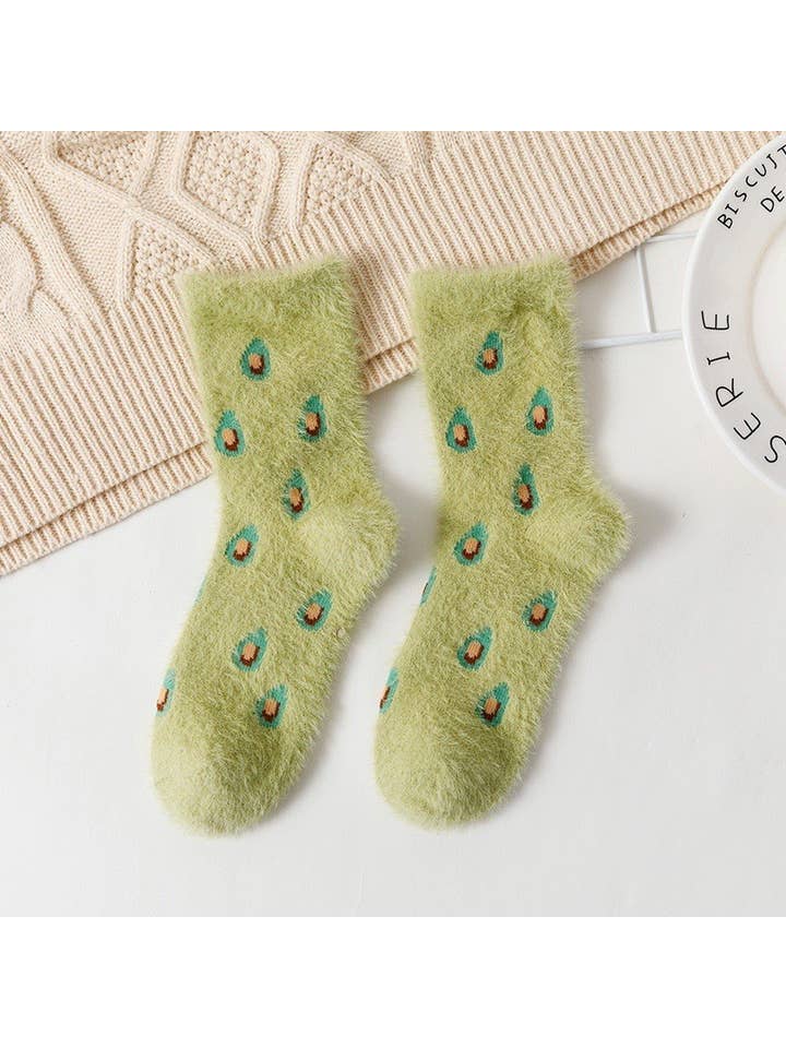 JOSSLYN by wall to wall - Wholesale Socks - Women's - WARM CHINLON SOFT FLEECE FUZZY SOCKS | 40S020535