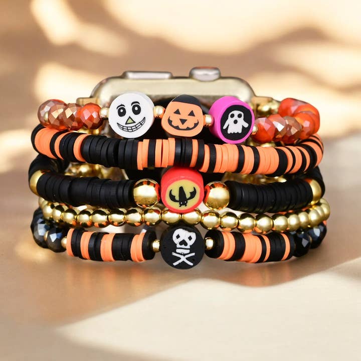 Midnight Enigma Stretch Apple Watch Strap for wholesale by Cape Diablo