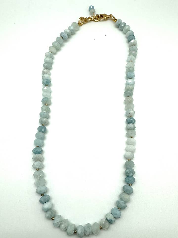 Eva halsband - akvamarin för wholesale av In2 design