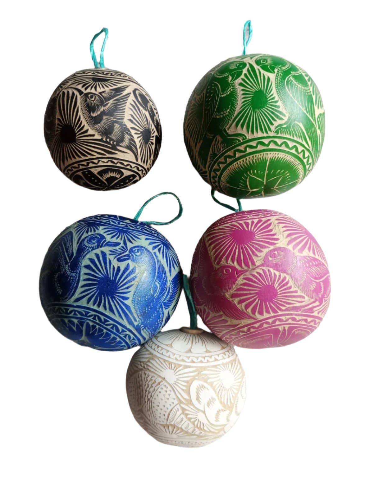 The Little Pueblo – Großhandel Verzierung – Jicara-Kürbis-Ornament aus Oaxaca, Mexiko21