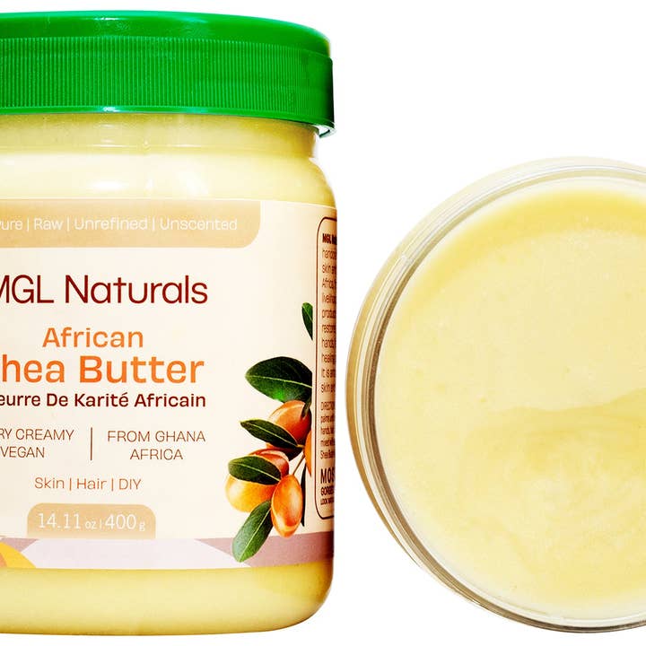 African Shea Butter Ivory 16oz for wholesale by MGL Naturals