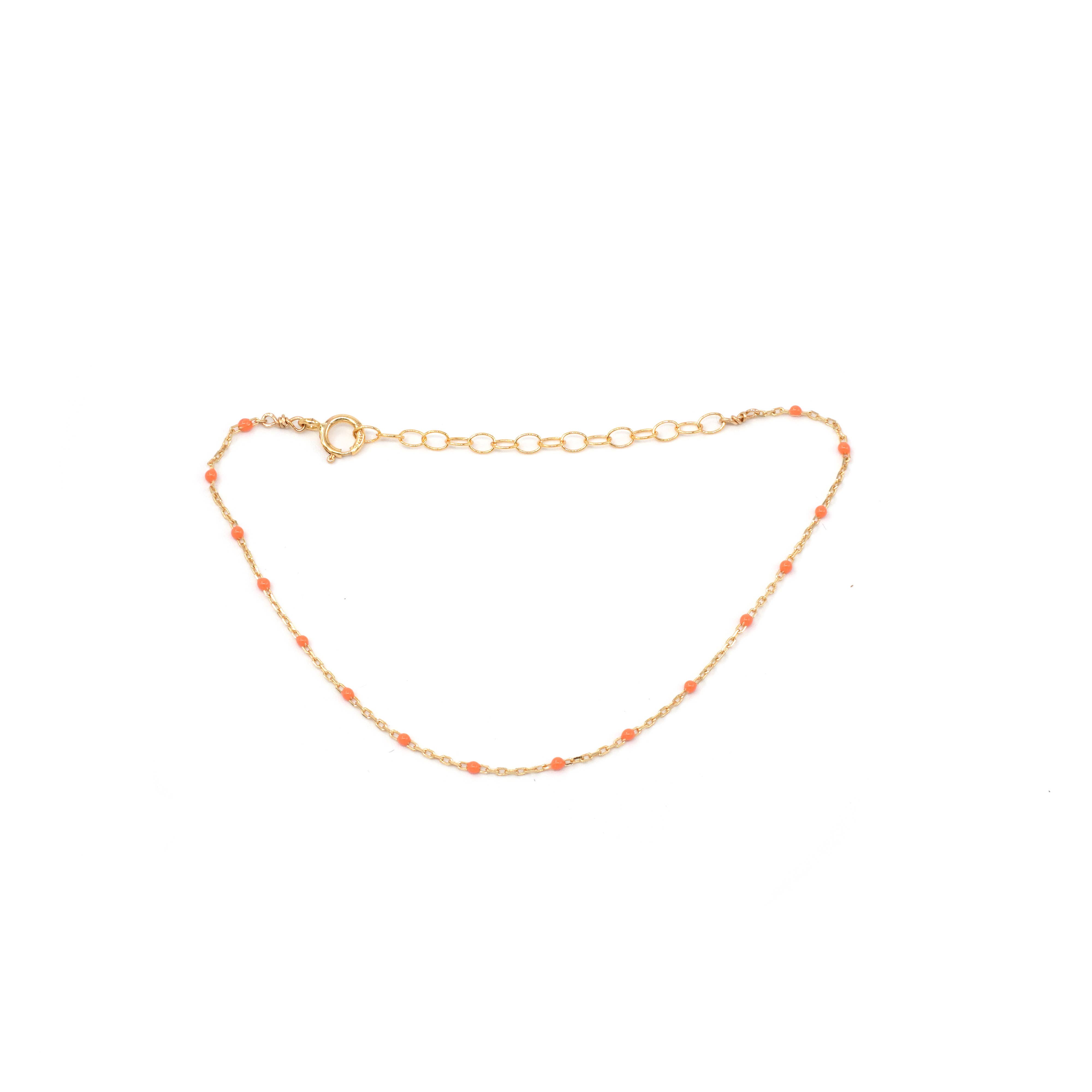 May Martin - Wholesale Link & Chain Bracelet - Enamel & Gold Bracelet5