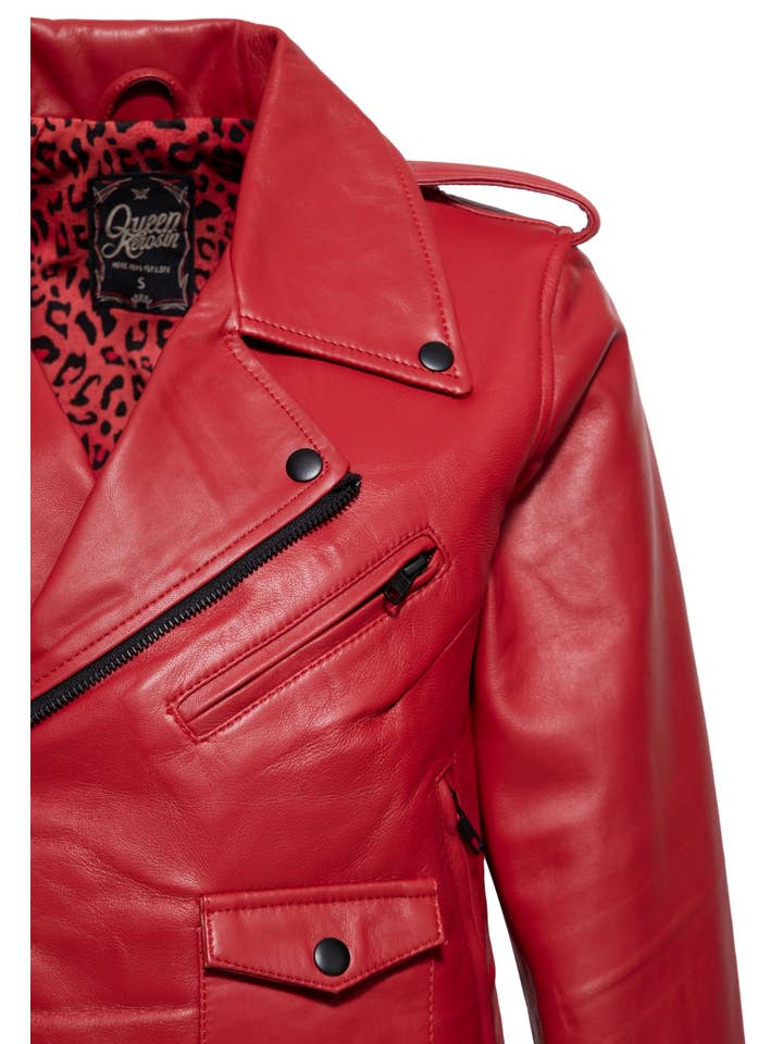 KING KEROSIN - Wholesale Leather Jacket - Women's - “Marlon” leather jacket2