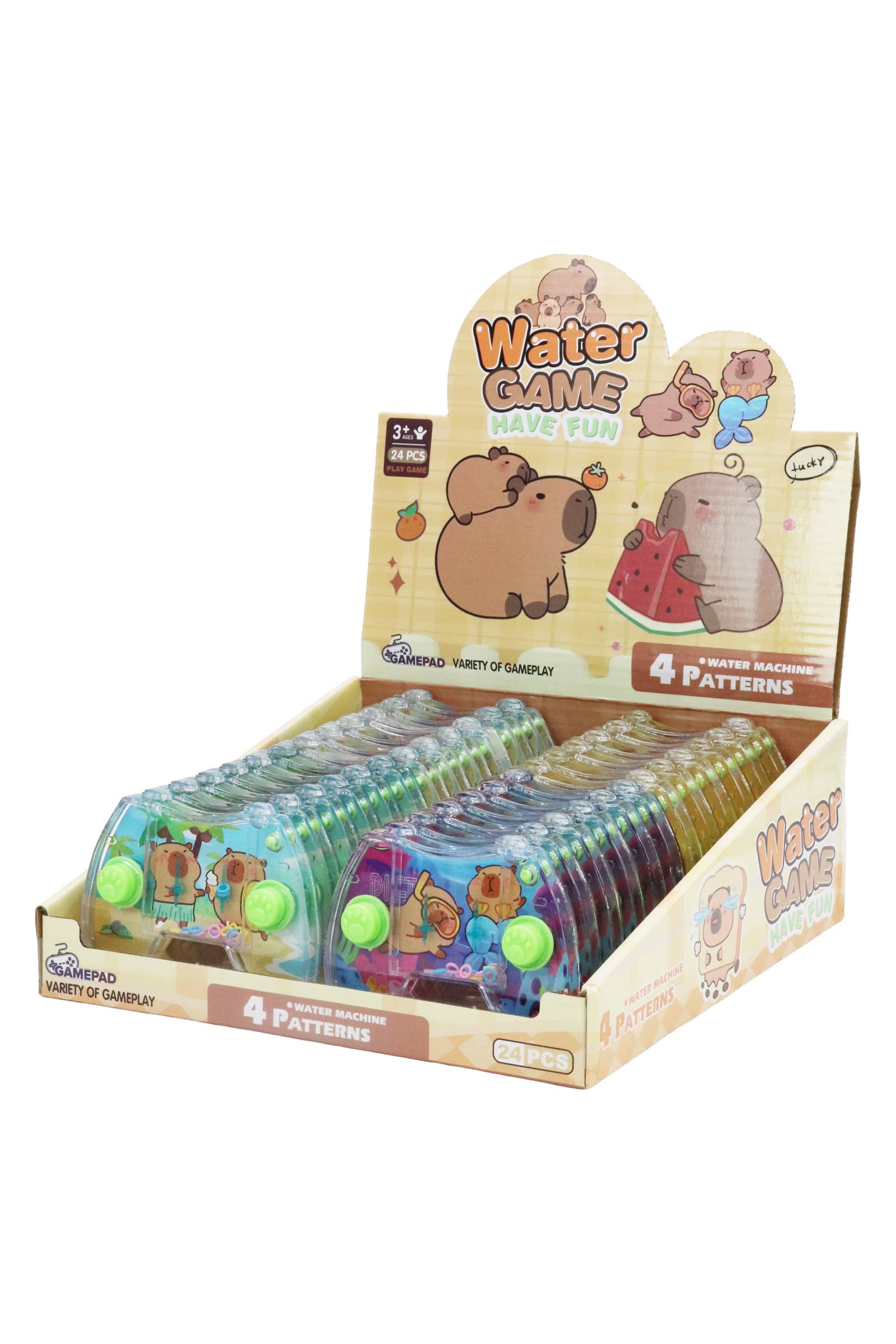 SURTIDO Consola Capybara Joystick Portátil Juego de Lanzamiento de Aros Apilables de Agua de venta al por mayor en Faire1