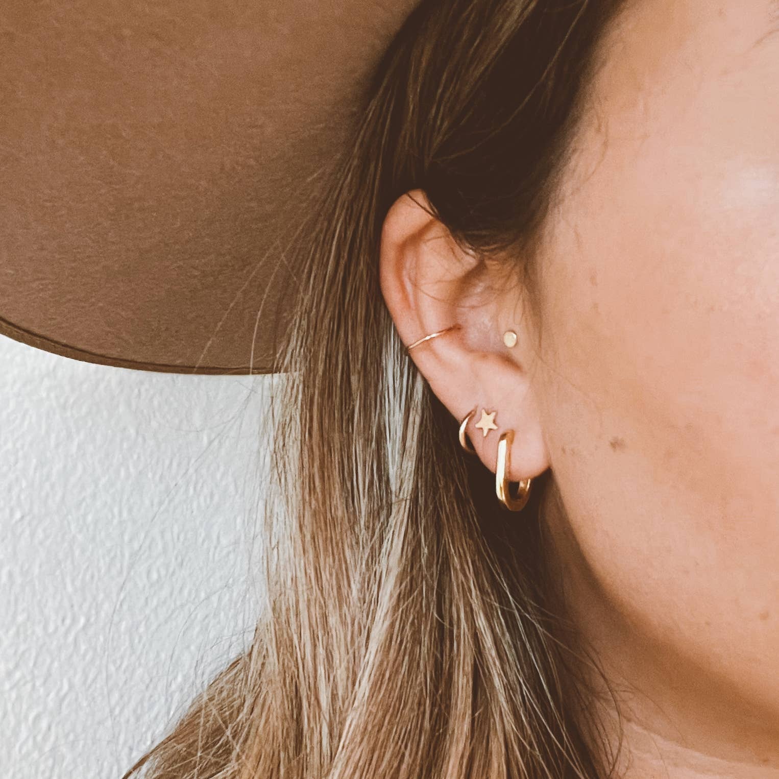 The General Collective - Wholesale Huggie Earrings - Nobel Huggie Hoops4