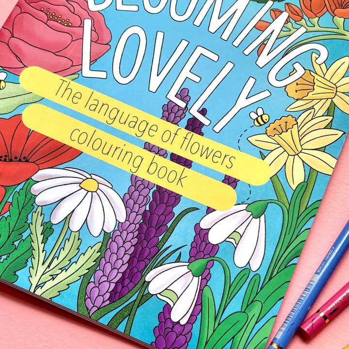 Pixiecraft – wholesale Colouring and activity book – adult – Blooming Lovely: The language of flowers colouring book for adults4