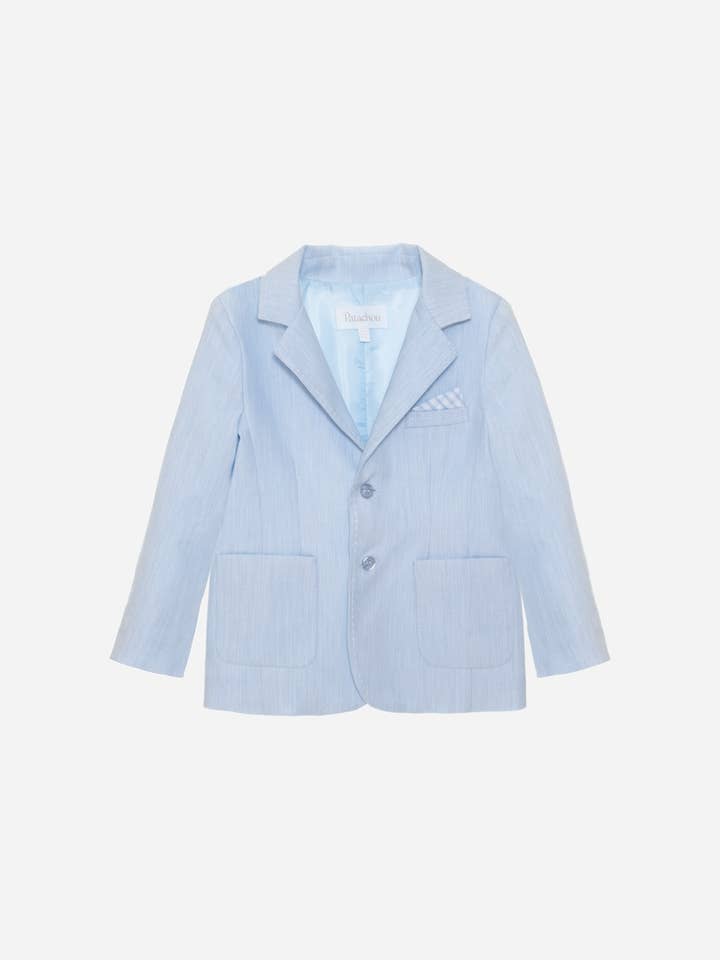Blazer blu mélange per la vendita all'ingrosso da parte di Patachou