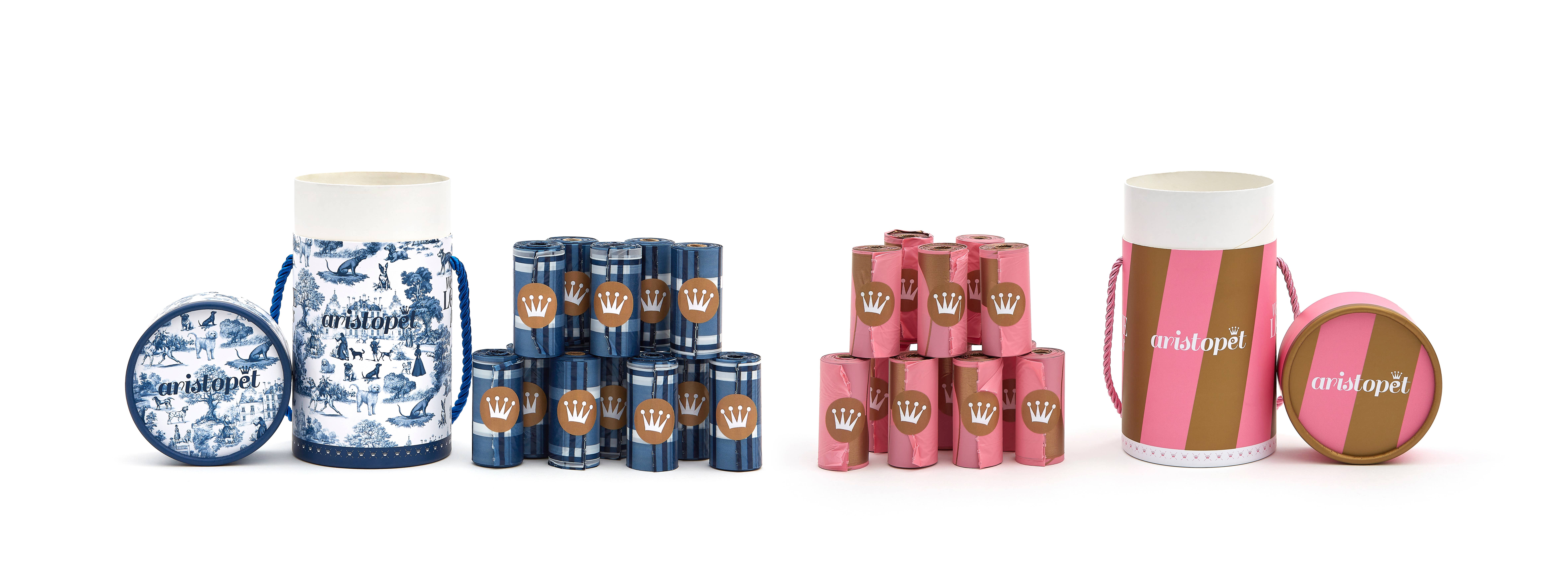 ARISTOPET - Wholesale Pet Poop Bag - COMPOSTABLE POOP BAG FOR DOG BLUE17