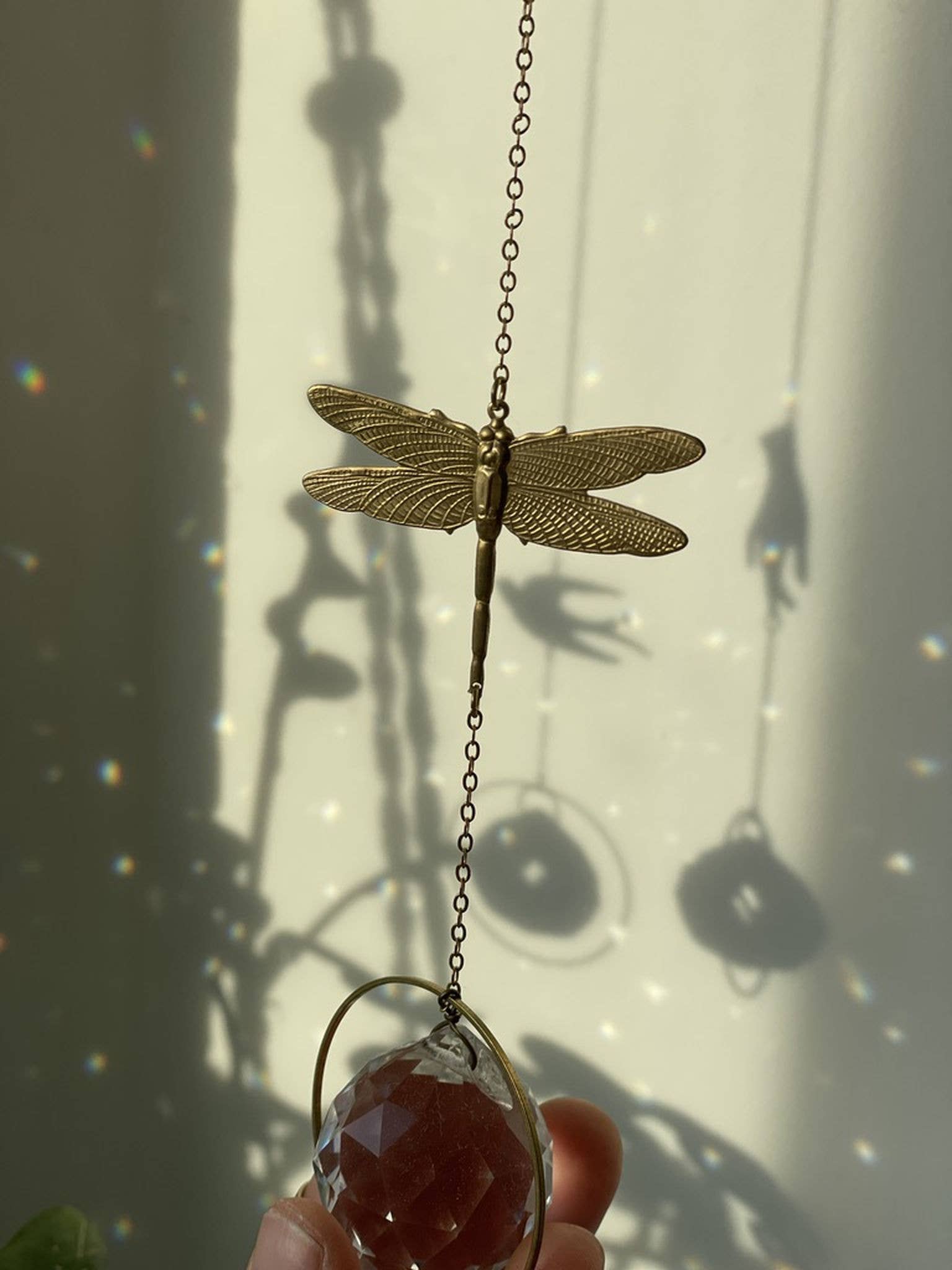 von Lani = Jewellry + Suncatchers - Wholesale Suncatcher - Sun catcher dragonfly, light catcher, sun crystal, prism7