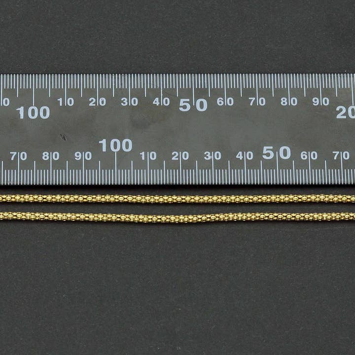 BestBeads&Beyond - Wholesale Link & Chain Necklace - 18" Gold Filled Solid Rope Chain Necklace, Sku#A1083