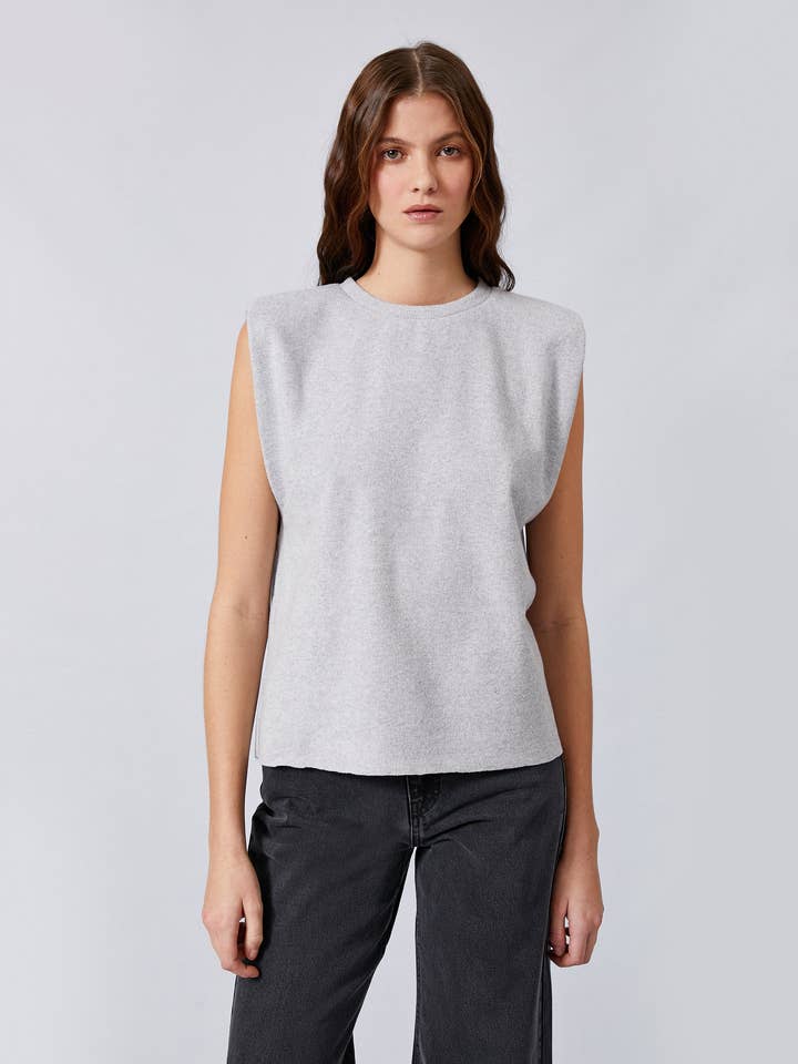 Koton Shoulder Pad, Short Sleeve Women's T-Shirt for wholesale by KOTON