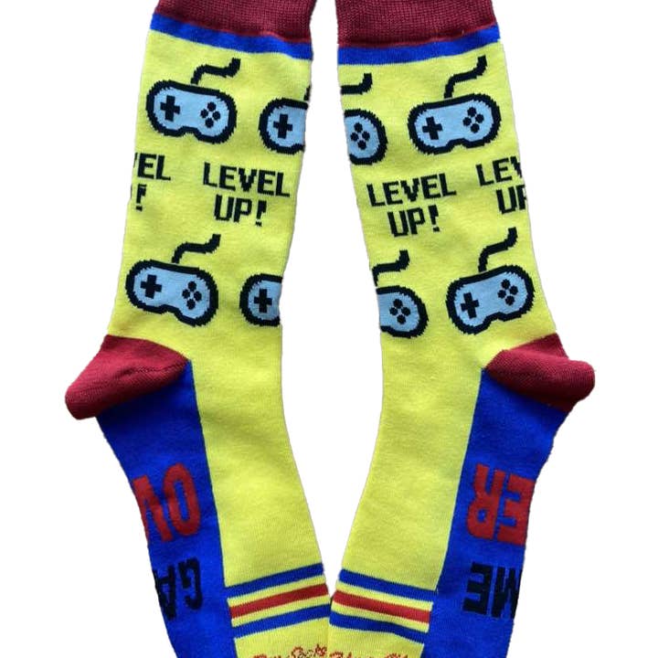 Calzini da uomo per videogiochi Level Up e ulteriori Risultati per comprare videogiochi all'ingrosso. Resi gratuiti e termini di pagamento a 60 giorni su Faire in tendenza su Faire.