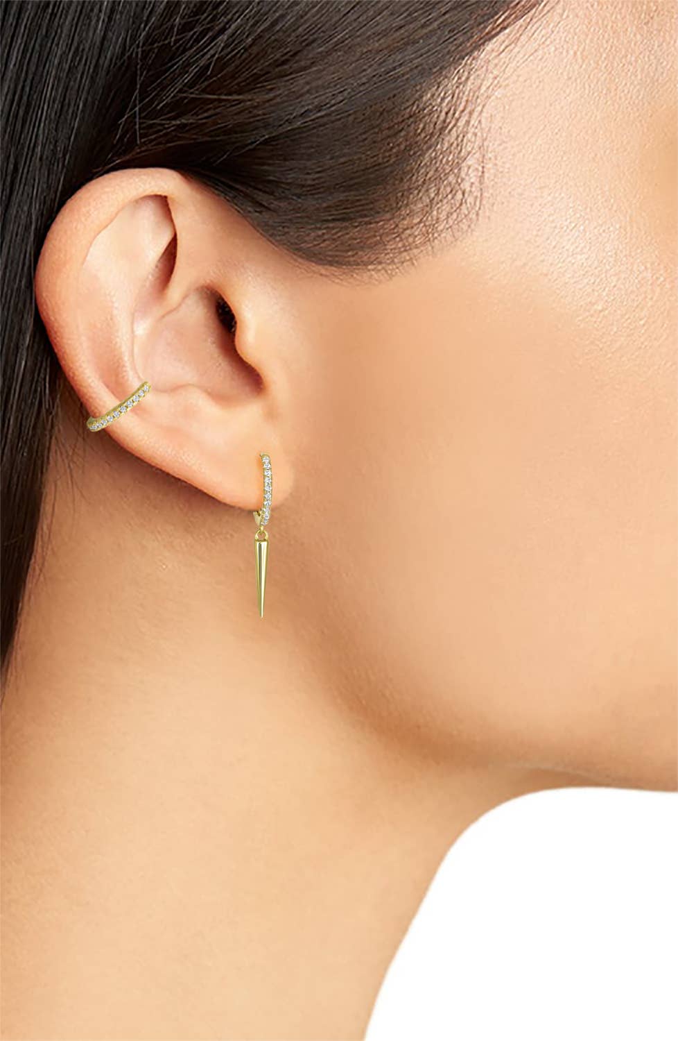 Lauren Morrelli Jewelry - Wholesale Cuff/Wrap Earrings - Jennifer Crystal Ear Cuff (1 pcs)1
